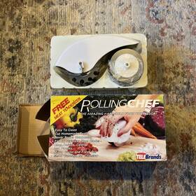 Telebrands 097298063725 Rolling Chef The Amazing Hand-held Food Processor