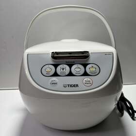 Jbv-a10u Tiger 5.5-cup Tacook Rice Cooker With Food Steamer Warmer Basket