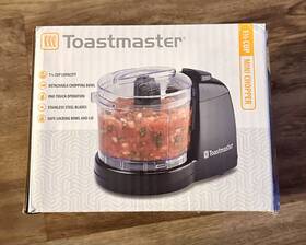 Tm-67mckl Toastmaster 1.5 Cup Mini Chopper Black Tm-67mc - Open Box Never Used