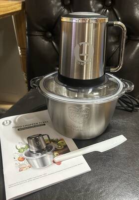 Tcbs1 Tombot Meat Grinder Food Processor Chopper Electric Small With Safety Handle 8