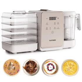 Ptmt1 Toptrees Pet Fresh Maker - 5.5- Quart Food Processor 10 Types Of Homemade Foods For D