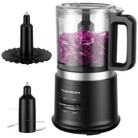 Ok7510 Twomeow Food Processor 4 Cup Chopper Electric Meat Grinder With 2 Speed Sta