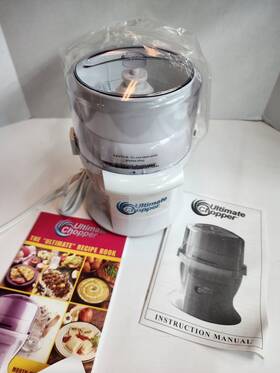 90uc01wh01 Ultimate Chopper Ch-1 White Food Processor 750w Brand New In Original Box