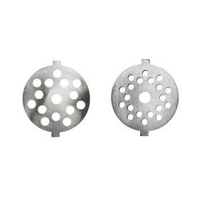 Univen 744539900089 .175 Inch Fine And .25 Coarse Plate Discs Fits Kitchenaid Fga Food Meat Grin