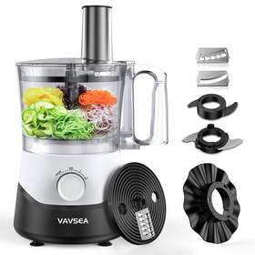 500w Vavsea 680358330648 Food Processor 12 Cup Capacity Motor 6 Functions Including
