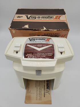 V7000-18 Veg-o-matic Ii Popeils Improved Food Cutter Processor Chopper With Box #v7000-18 A