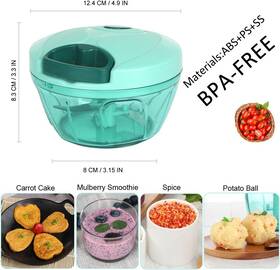 Vegetable Chopper 445056278240 Manual Food Processor Portable Hand Pull String Garlic M Inch