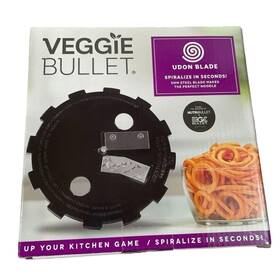 Vb-bx029-23 Veggie Bullet 818049020190 Udon Steel Blade Spiralize Fruit And Vegetables Kitchen