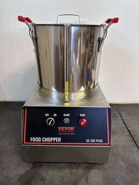 Ajsqsj15l1407fjy8 Vevor Commercial Food Processor 15l Stainless Steel Cutter Chopper 1400w