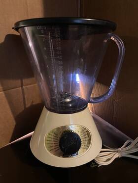 314041 Vintage Super Chef Master Craft Blender Food Processor