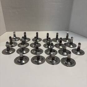 46794 Vollrath 22 Stainless Steel Menu Card Clips Lot