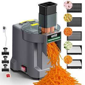 Wzqpjk86001bkus-188090 Wantjoin 5-in-1 Electric Food Processor And Vegetable Chopper - Multifunctional Commerci