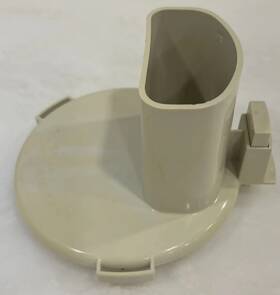 P384-2 West Bend Replacement Lid 6500 Food Processor Accessory Chute Almond 1 Pc
