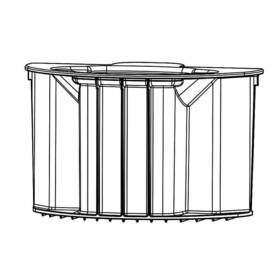 W11027645 Whirlpool Food Processor Pusher Genuine Oem Part