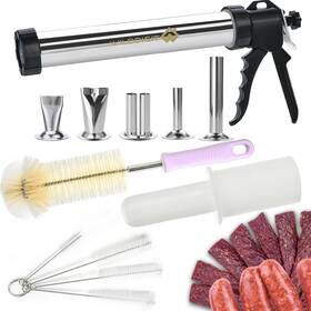 Wd-jk-150 Wilddigit Professional Beef Jerky Gun Kits Stainless Steel 1.4 Silver