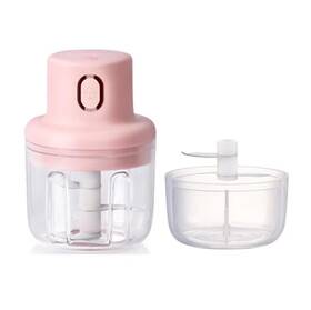 Wonchief 607611596344 2-in-1 Electric Food Chopper With Dual Blades And Bowls Usb Rechargeable Mini