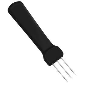 Wutfly 714367057897 Sausage Pricker Tool 3-prong Stainless Steel Air Standard Black