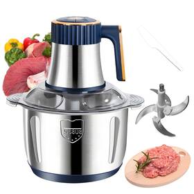3l499 Yongqing County Liu Street Aotong Electrical Appli Electric Food Chopper Meat Grinder 800w 18/10 Stainless Steel 3l