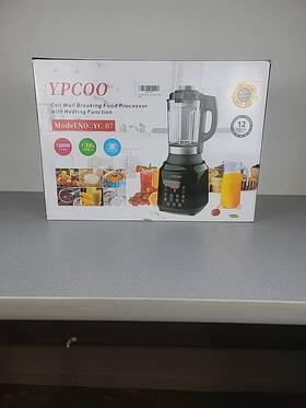 Yc-07 Ypcco Food Processor Heating Function 1200w 1.75l Glass Touch Screen