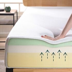Sm-sc-btcm-8t Zinus 8 Inch Ultima Memory Foam Mattress Pressure Relieving Twin