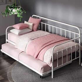 Olb-frdbs-39 Zinus Florence Twin Daybed And Trundle Frame Set