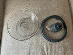Cuisinart Food Processor Small Work Bowl & Blade Plus Gasket For FP-12NWBCT1. Fixed Price $25.00.