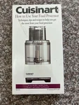 Cuisinart How Use Your Food Processor Vhs DLC-7 DLC-8 New + Factory Sealed. Fixed Price $7.99.