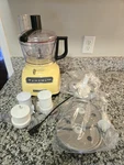 Kitchenaid KFP0935QMY Cup Food Processor Majestic Yellow Never Used- No Pusher. Fixed Price $169.99.