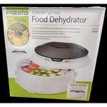 New Presto Dehydrator Electric Food 4 Trays 06300 White Sealed. Fixed Price $43.99.