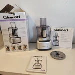 Cuisinart FP-8GMP1 Elemental 8-CUP Food Processor Gunmetal Tested Working. Fixed Price $59.46.