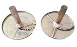 2 Vtg Cuisinart Food Processor CFP-4 5A 9A Blades With Stems. Fixed Price $25.00.