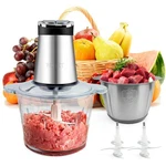 Bumet 2X12CUP Bowls 800W Electric Food Processor With Led Timer. 3TIERED 6 Cu.... Fixed Price $126.12.