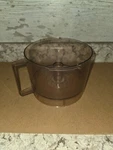 Sears Counter Craft Food Processor 400 Series Replacement Work Bowl Amber Color. Fixed Price $19.99.