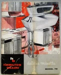 Hamilton Beach Deluxe Mixette Food Mixer Owners Manual Recipes Brochure 1960S. Fixed Price $5.49.