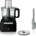Braun FP3101BK Easy Prep Food Processor, Black, (8-CUP). Fixed Price $119.00.