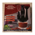 Brentwood HB-38BK Hand Blender & Food Processor, Stainless Steel Blades, 2 Spee. Fixed Price $15.00.