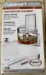 New! Cuisinart Mixer Food Processor Attachment Accessory 3 Cup Sm-fp SM55 SM70. Fixed Price $87.99.
