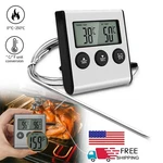 Remote Kitchen Digital Cooking Thermometer Probe Meat Food Temperature W/timer. Fixed Price $10.86.