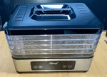 Rosewill Compact Food Dehydrator, 5 Stackable Trays With Adjustable 48H Timer An. Fixed Price $33.00.