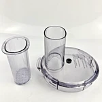 Cuisinart Food Processor Replacement DLC-6WBC Work Bowl Lid Only W/pusher. Fixed Price $14.98.