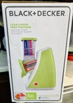 Black And Decker Lean Green Prep Machine Food Processor With Frozen Dessert Atch. Fixed Price $27.00.