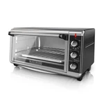 Black+decker 8 Slice Extra-wide Stainless Steel Countertop Toaster OVENTO3250XSB. Fixed Price $76.55.