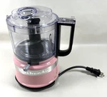 Kitchenaid KFC3516GU 3.5-CUP Food Chopper, Guava Glaze Incomplete Missing Lid. Fixed Price $49.99.