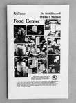 Instruction Manual For Nutone Food Center. Fixed Price $25.23.