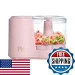 Paris Hilton 1.5-CUP Food Chopper, Stainless Steel Blade With One-touch Pulse Co. Fixed Price $44.52.