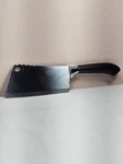 Vintage Stainless Steel Ginsu Kitchen Cleaver 5 1/4" Blade Usa Brown Handle. Fixed Price $14.99.