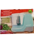 Brentwood Appliances MC-109BL 1.5-CUP Mini Food Chopper (blue) New L27. Fixed Price $24.95.