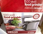 Nesco 500 Watt Food Grinder (model FG-180) Pusher, Sausage Stuffing Tube. Fixed Price $56.77.