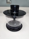 Hamilton Beach Handheld Blender Chopper Attachment Bowl, Lid & Blade Part. Fixed Price $15.00.