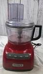 Kitchenaid KFP0935QER Cup Food Processor/empire Red No Blades. Slicer Only. Fixed Price $52.00.